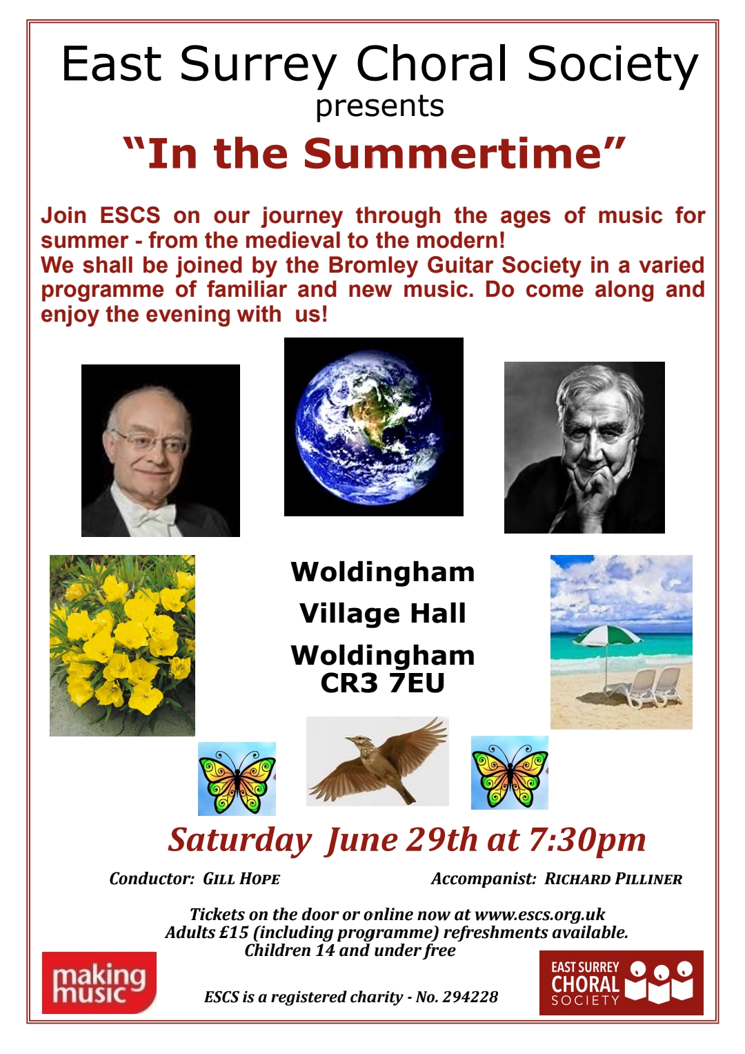 Summer Concert at Woldingham Village Hall